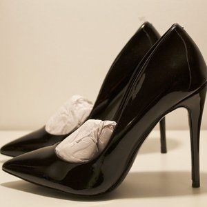 NEW ALDO Stessy Patent Stiletto Pointed Heel Pumps